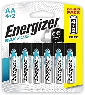 Max Plus Promo-Packs Battery, Size AA, Pack of 4Plus2 Blister Card - 4+2 حجر تيتينوم قلم