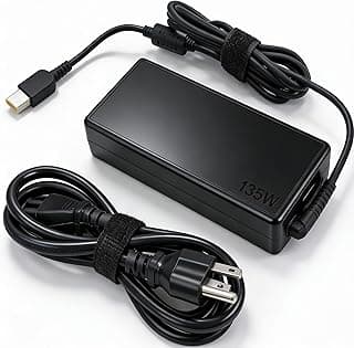 135W Power Adapter Cord for Lenovo ThinkPad Universal Thunderbolt 3 4 Gen 2 40AN0135US/ThinkPad Hybrid USB-C 40AF0135US/Thunderbolt 3 Essential/USB-C Dock Gen 2 40AY0090US Docking Station Charger