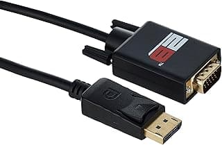 كابل 2B (DC605) من Display Port إلى VGA - بطول 1.8 متر - أسود