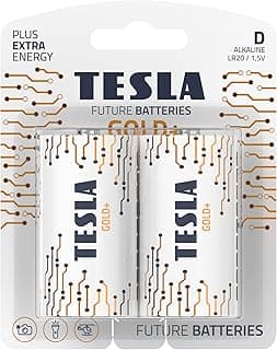 TESLA BATTERIES D GOLD+ 2 PCS