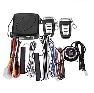 Alarm and Fingerprint System for Vehicles with 2-Remote Controls