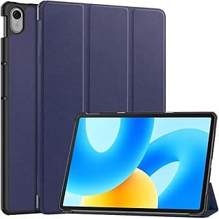 For Huawei Matepad 11.5 Inch Case, Tablet Case For Huawei Matepad 11.5 Inch (2023) Trifold Stand Cover with Pencil Holder, Auto Sleep/Wake, Soft TPU Back, Lightweight Protective Cover, Blue