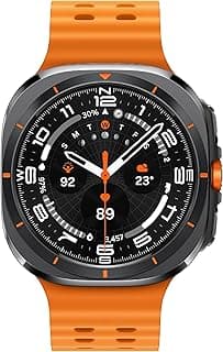 ساعة سامسونج Galaxy Watch Ultra (47 مم، LTE، رمادي) مع بطارية تصل إلى 100 ساعة | معالج 3 نانومتر | نظام GPS مزدوج | زر سريع/صافرة | زجاج ياقوتي وتيتانيوم | مقاومة 10ATM و IP68 | مراقبة ضغط الدم وتخطيط القلب | نقاط الطاقة والعمر