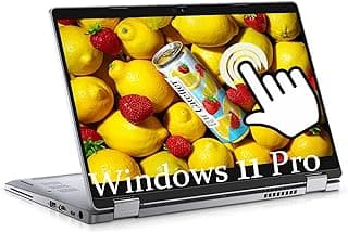 لاب توب لاتيتيود 5310 2 في 1 بشاشة تعمل باللمس 13.3 بوصة FHD (1920 × 1080)، انتل كور i7-10610U 1.8GHz، 512GB SSD، ذاكرة رام 16GB، كيبورد نوع كويرتي أمريكية، ويندوز 11 برو من ديل، (مجدد)