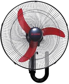 Fresh Shabah Wall Fan,3 Speeds,18 Inch -Black
