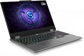 لاب توب طراز 15IAX9 للألعاب من لينوفو لوك لاب توب طراز 83DV01BCAX للألعاب بمعالج Core i5-13450HX وذاكرة 16GB وقرص صلب 512GB وبطاقة رسوميات RTX 3050 سعة 6GB وشاشة 15.6 بوصة FHD بتردد 144Hz وسطوع 300