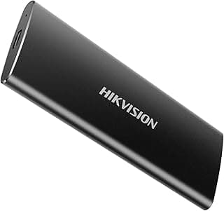 هارد SSD خارجي بسعة 512 جيجابايت من هيكفيجن- سرعة تصل الى 540 ميجابايت/ثانية - منفذ USB 3.1 نوع سي، محركات تخزين خارجية ذات حالة ثابتة، هارد SSD محمول من سلسلة T200N (خليط الالومنيوم)