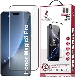 Screen Protector for Honor Magic 8 Pro 5G, Tempered Glass Screen Saver Premium HD Protective, Scratch Resistant, NO-Bubble, 9H Hardness, Full Coverage Film