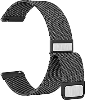 22 mm Bracelet for Xiaomi Redmi Watch 5 Active/5 Lite Strap, Metal Stainless Steel Mesh Replacement Wristbands for Redmi Watch 5 Lite/5 Active