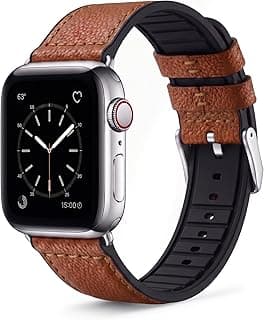 Dl3 Mobilak استراب جلد متوافق مع ساعة ابل 49mm 46mm 45mm 44mm 42mm، سوار جلد ناعم بديل لساعات iWatch Series 11 10 9 8 7 6 5 4 SE SE2 Ultra 3 2 1