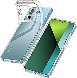 Case for Xiaomi Redmi Note 13 Pro 5G/Poco X6 5G (Not for Note 13 Pro 4G), Shockproof Soft TPU Silicone Case Cover Xiaomi Redmi Note 13 Pro 5G (6.67 Inch) – Transparent