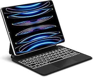 Magic Keyboard for iPad Pro 11, iPad Air 5th/4th generation(2022, 2020) 10.9'' - Ultra Slim, Backlit, Trackpad - iPad Pro 11 inch Case with Keyboard (4th, 3rd, 2nd, 1st generation - 2022~2018), Gray