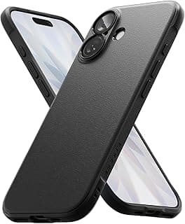 Ringke Onyx Compatible with iPhone 17 Cover, Excellent Grip, Anti-Slip, Shockproof, Perfect Stocking Robust Case – Black