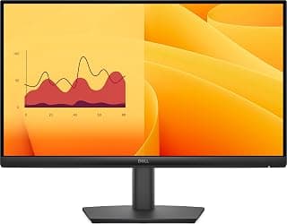 شاشة ديل E2225HM دقة FHD ولوحة VA واستجابة 5ms، معدل تحديث 100 هرتز وتباين 3000:1، 250 cd/m2 مقاس 21.5 بوصة منافذ: 1 منفذ HDMI وVGA وديسبلاي بورت 1.2 وشهادة تي يو في راينلاند بتقييم 3 نجوم لراحة العين