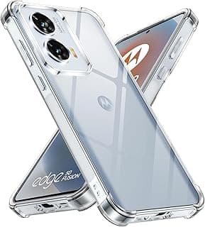 جراب حماية لهاتف موتورولا Edge 50 Fusion مقاس 6.7 بوصة، سيليكون شفاف مضاد للصدمات ونحيف