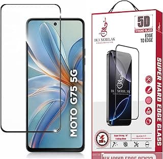for Motorola Moto G75 5G Tempered Glass Screen Protector, 9H Hardness Anti-Scratch Tempered Glass flim, Case Friendly, Anti-Scratch