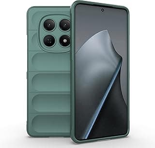 جراب موبايل Magic Shield سيليكون مقاوم للصدمات متوافق مع ريدمي Note 15 4G فقط (أخضر غامق)