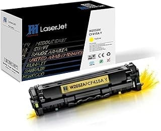 خرطوشة حبر اصفر متوافقة مع PH 415A مع شريحة، بديل عالي الإنتاجية لطابعات ليزر Color LaserJet Pro