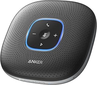 سماعة مؤتمرات بلوتوث Anker Enhanced Voice Pickup Power Conf، مزودة بـ 6 ميكروفونات