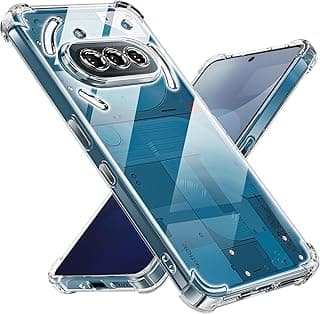 جراب لهاتف Nothing Phone (3a)، جراب هاتف Nothing Phone 3A [لا يصفر أبدًا] جراب TPU لهاتف محمول رفيع مقاوم للصدمات ومضاد للخدش وشفاف