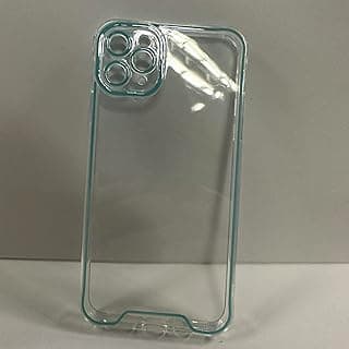 Glow in The Dark Clear Phone Case Designed for iPhone 12 Pro Max, Shockproof Transparent Bumper Cover Case for iPhone 12 Pro Max 6.7 Inch, Luminous Blue