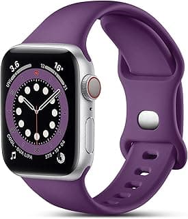 CeMiKa Compatible with Apple Watch Strap 38mm 40mm 41mm 42mm 44mm 45mm 46mm 49mm, Soft Silicone Sport Band Replacement Straps Compatible with iWatch SE Series 10 9 8 7 6 5 4 3 2 1 for Women Men