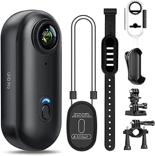 4k Action Camera,Mini Vlogging Camera,Small Body Camera with IPX7 Waterproof,Underwater Camcorder,Hands-Free POV Recording, Helmet Cam for Cycling, Motorcycle