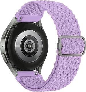 22mm Stretchy Nylon Strap For Xiaomi Redmi Watch 5 Active/5 Lite/Samsung Galaxy Watch 46mm/Watch 3 45mm/Gear S3/Huawei watch (GT6 GT5 GT4 GT3 GT2 GT 46MM)/GT2E/GT 6 Pro/Amazfit GTR4, Braided Band