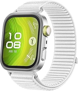 حزام نايلون لساعة هواوي Fit 5 / Fit 5 Pro / Fit4 / 4 Pro/Fit 3، سوار رياضي مرن وقابل للتعديل للرجال والنساء