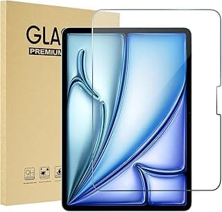 واقي شاشة Grabist لجهاز ابل iPad Air 13 بوصة M4 2026 & M3 2025 & M2 2024 & iPad Pro 13 بوصة M5/M4، متوافق مع الجرابات، زجاج مقوى، يدعم Apple Pencil