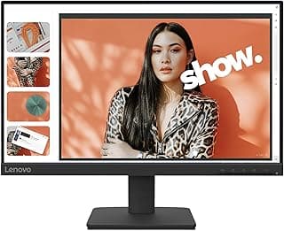 لينوفو شاشة L22-4e - شاشة FHD IPS مقاس 21.5 بوصة - معدل تحديث 100 هرتز - اسود ريفين - حامل مائل