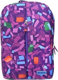 Elite Fabric Large Backpack Printed Design Containing Main And Front Zipper Pocket With Comfortable Interior Design Compatible With Various Laptop Devices 15.6 Inch - Multi Color