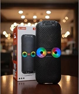 سماعة جيمنج RGB لاسلكية محمولة بلوتوث تدعم USB، كارت ميموري، راديو FM و AUX، إضاءة ديناميكية