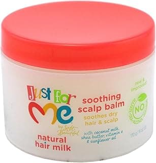 Just For Me Natural Hair Milk Soothing Scalp Balm, 6 Oz (170 G) (Bundle Of 2)
