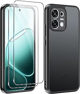 حافظة حماية من زِزجوج متوافقة مع أوبو A6 برو 5G/4G بتصميم حافظة محكمة مصنوعة من PC + TPU باللون الأسود