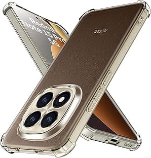 جراب مضاد للصدمات لهاتف شاومي Redmi Note 15 Pro Plus 5G مع حماية للكاميرا، سيليكون ناعم TPU مضاد للصدمات، شفاف