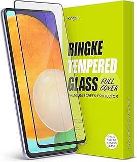 samsung A52s/A52 Glass Protective Skin Sticker Compatible with ringkey Glass Protection Compatible with Samsung Galaxy A3 52S (Samsung Galaxy A52/ A52s) (Black)