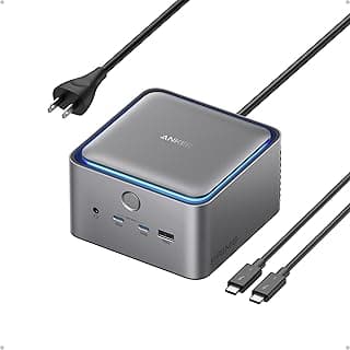 قاعدة توصيل Prime TB5، قاعدة Thunderbolt 5 بـ 14 منفذ، سرعة نقل تصل إلى 120 جيجابت في الثانية، شحن بقوة 140 وات، نظام تبريد، دقة تصل إلى 8K، شاشة مزدوجة للابتوبات TBT 5/4