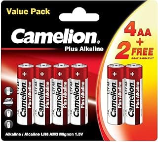LR 6 AA Mignon Plus Alkaline Battery (Pack of 4+ free 2 pcs)