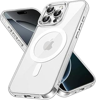 Crystal Clear Case for Iphone 16 Pro Full Protection Compatible with Wireless Charging, Shockproof Soft TPU Phone Cover Compatible with iphone 16 pro (Iphone 16 Pro)