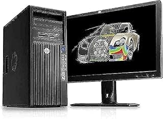 جهاز وورك ستيشن اتش بي Z240 بالمعالج الدقيق زيون E3-1225v5 ذاكرة رام 16 جيجابايت 1 تيرابايت بتقنية معالج الرسومات GPU 2 نظام تشغيل ويندوز 10برو + شاشة Z24i 24 بوصة انتل GB