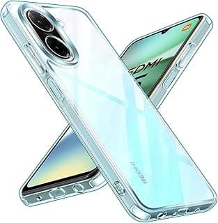 جراب شفاف مقاوم للاصفرار لهاتف شاومي Redmi A5، حماية بمعايير عسكرية، جراب ممتص للصدمات، ظهر صلب مقاوم للخدش