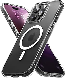 Fusion Magnetic Case for iPhone 16 Pro, [Compatible with MagSafe] Anti-Fingerprint Minimal Yellowing Tight Fit Hard Clear Back Soft Bumper Mobile Phone Case - Matte Transparent