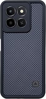 (For X6C) Xpress Carbon Back Cover For Honor X6C Soft Silicon Matte Finish with Camera Protection Slim Anti-Shock Case (Black)