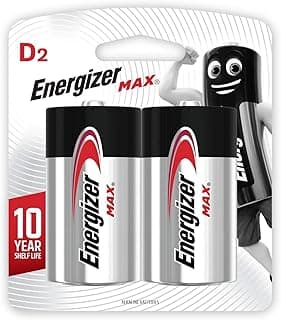 Max Battery, Size D Max, Pack of 2 Blister Card - 2 حجر طورش