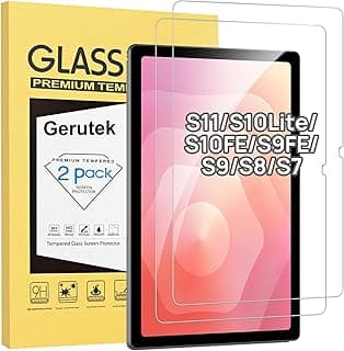 Screen Protector for Samsung Galaxy Tab S9 FE/Tab S9 11" 2023, Samsung Tab S8/S7 Tempered Glass Screen Protector [Ultra Clear] [Anti Scratch] [[9H Hardness] for Galaxy Tab S9 FE/S9/S8/S7