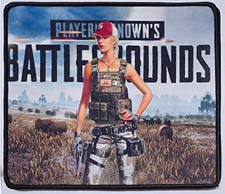 Gaming Mouse Pad (29 X 24 X 0.4 CM) Mat Non-Slip Spill-Resistant Desk Pad with Special-Textured Surface, Anti-Fray Stitched Edges compatible with Keyboard, PC