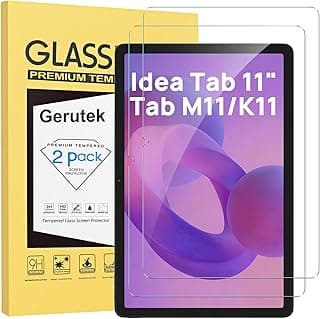 عدد 2 واقي شاشة للينوفو Tab M11 2024 / K11 / لينوفو Idea Tab 2025، مقاس 11 بوصة (TB-336FU/330FU/331FC/330XU)، زجاج مقوى بصلابة 9H