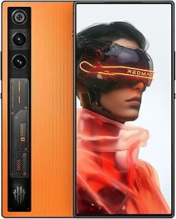موبايل ألعاب 10 اير 120 هرتز من ريد ماجيك، هاتف ذكي اندرويد 5G، ذاكرة RAM 16GB + ذاكرة روم 512GB، سناب دراجون 8 الجيل 3، شاشة كاملة AMOLED 6.8 بوصة، FHD+، كاميرا 50MP، شريحتين اتصال، جوال غير مقفل