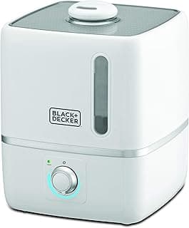 Black & Decker Air Humidifier 3L Compact Ultrasonic White Hm3000-B5 2 Years Warranty